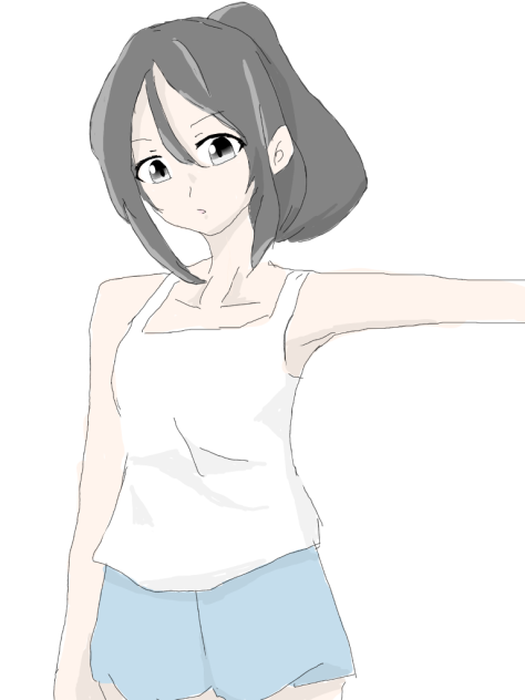 寝起き女子