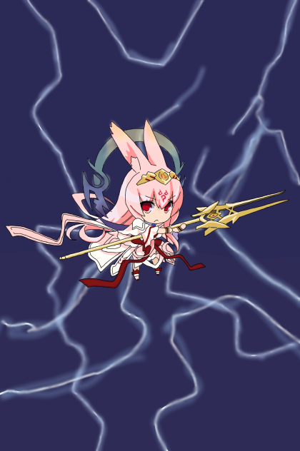 黒ウサギ 擬似神格 SD