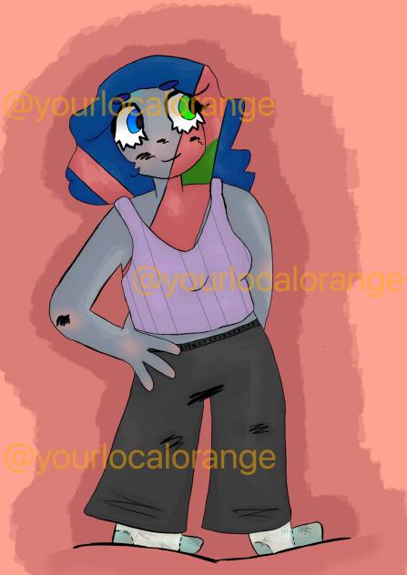 My deltarune oc again