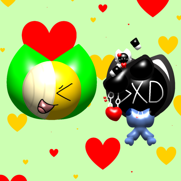 art of me and Frop! (my friend)