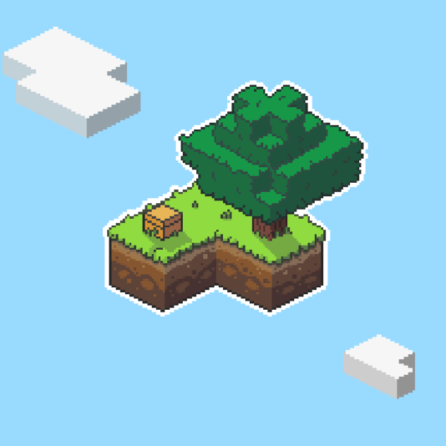 Minecraft skyblock ibisPaint