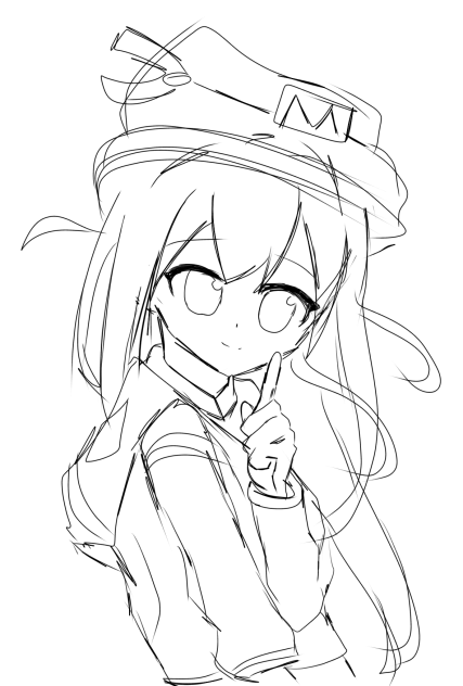 Anime girl Sketch