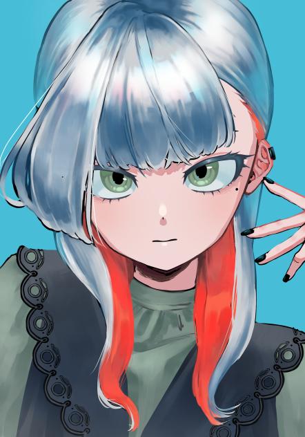 昔つくったインナーカラーの子