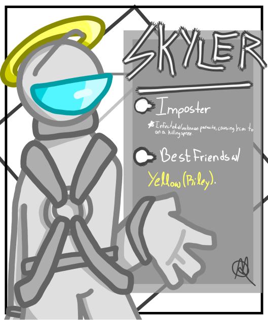 Skyler (Among Us) Ref Sheet