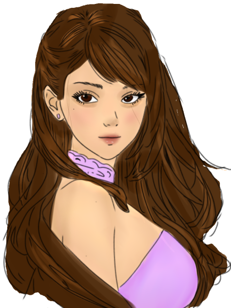 colouring a colouring page