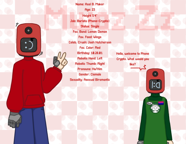 My friend’s silly phonesona