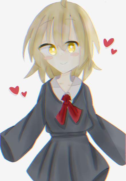 にっこり