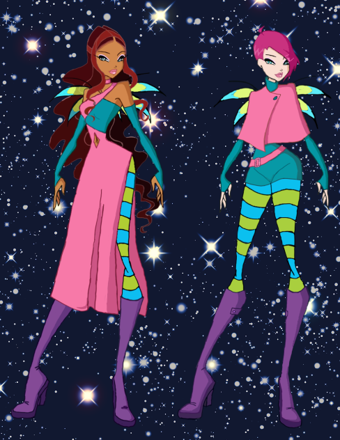Techna and Aisha witch club