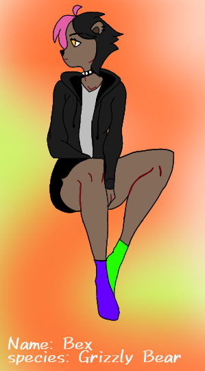 Bex The Grizzly Bear - ibisPaint