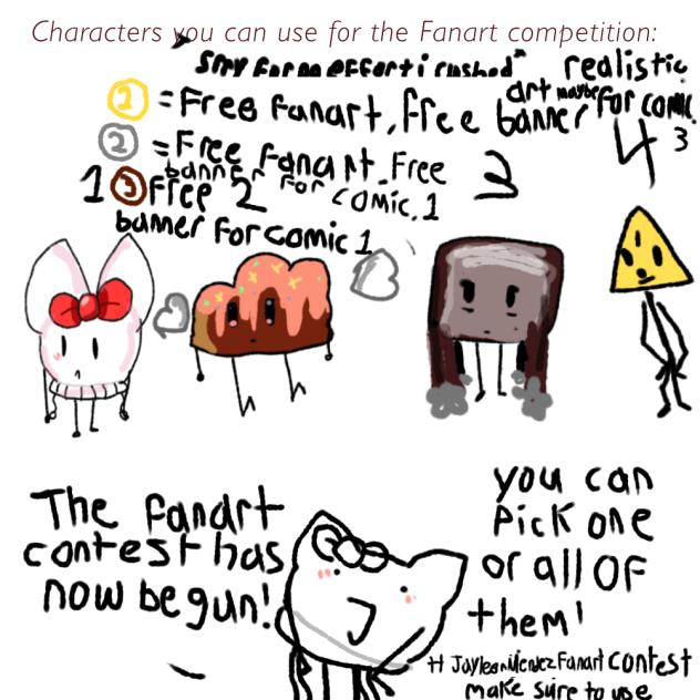 Characters for Fanart Competiton!