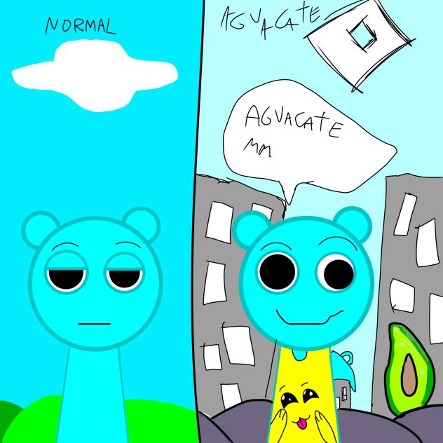 sky Aguacate mode 🥑🥑🥑🥑
