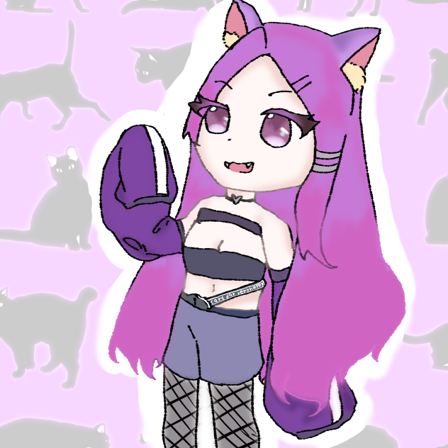 💜🐱新衣装なうなちゃん🐱💜