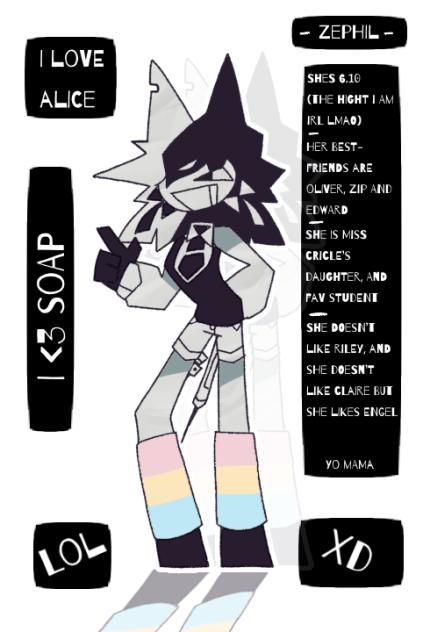 Zephil my main oc (student oc)
