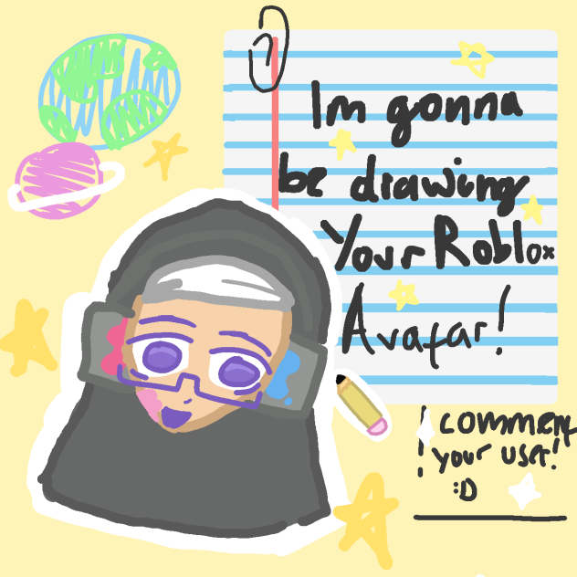 DRAWING YOUR ROBLOX AVATAR