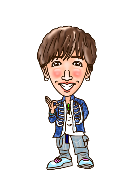 似顔絵 Da-ice 大野雄大