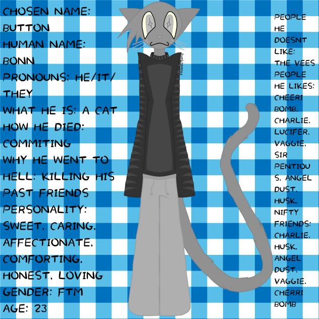 Hazbin Hotel Oc (Button!)