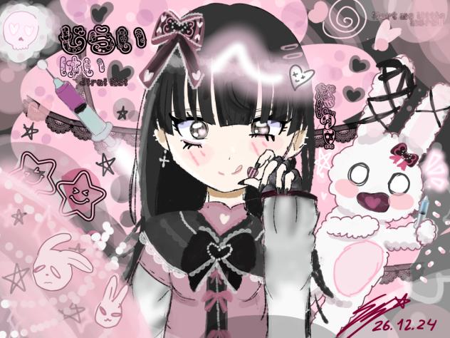 🎀🖤🫧🍥🌸 - ibisPaint