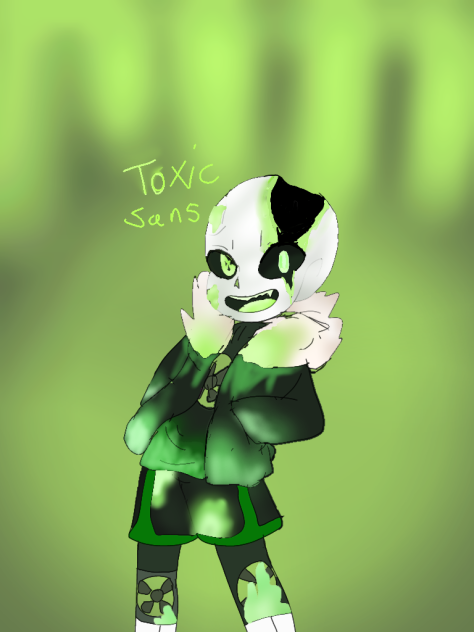 toxic sans 💚🖤