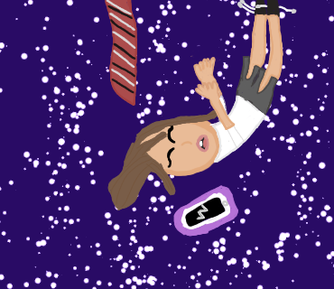 girl falling - ibisPaint