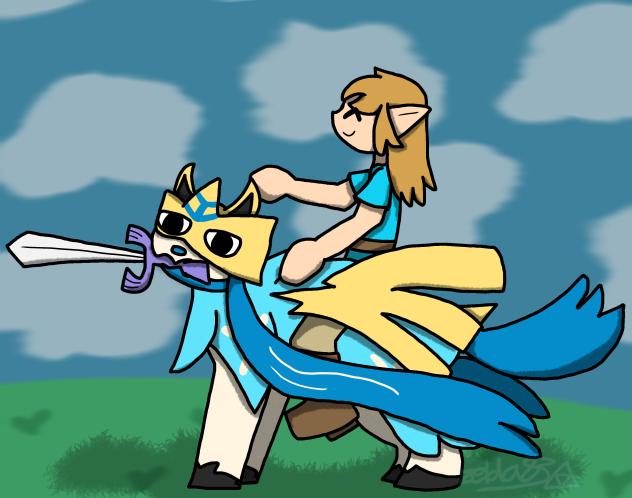 Link and Shiny Zacian