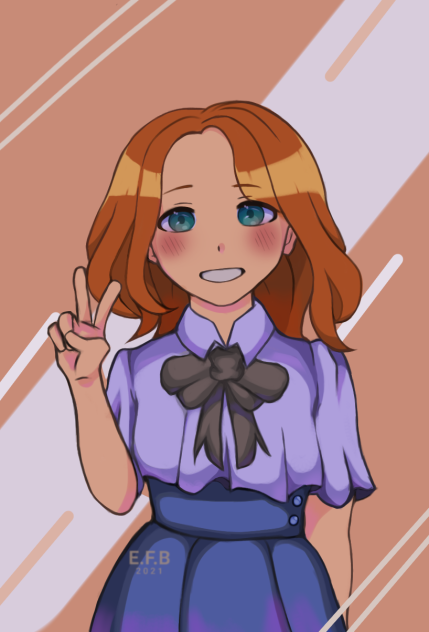 Random Girl 4 Colored version