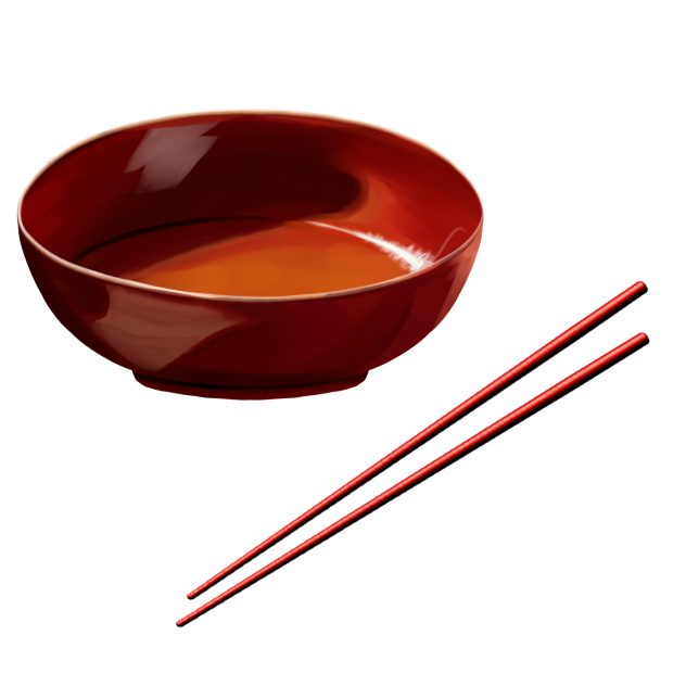 bowl and chopsticks 🥢🥣