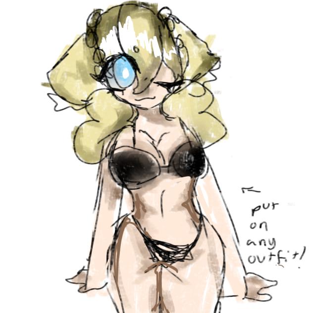 put anything on her