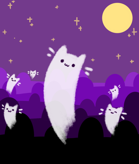 Spooky Halloween Cat😺👻