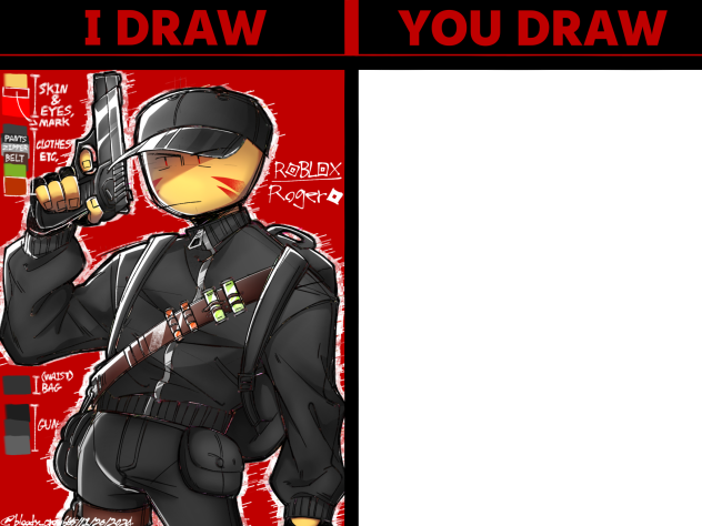 I draw You draw with my oc! 13.