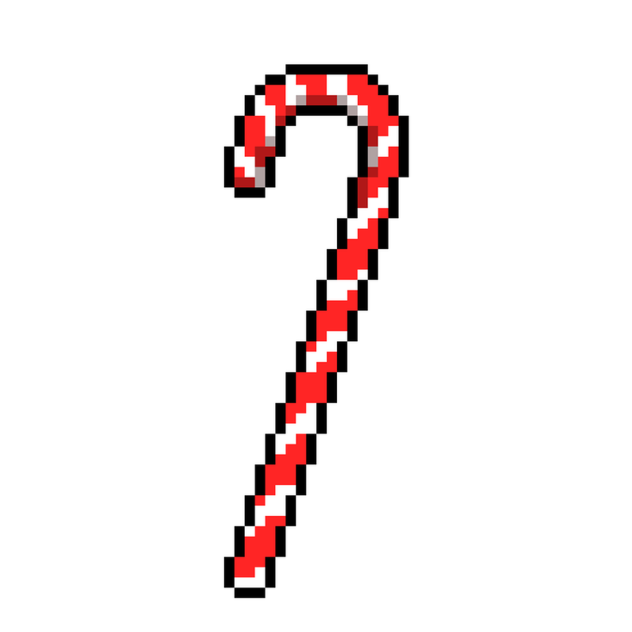 Candy Cane (pixel) ibisPaint