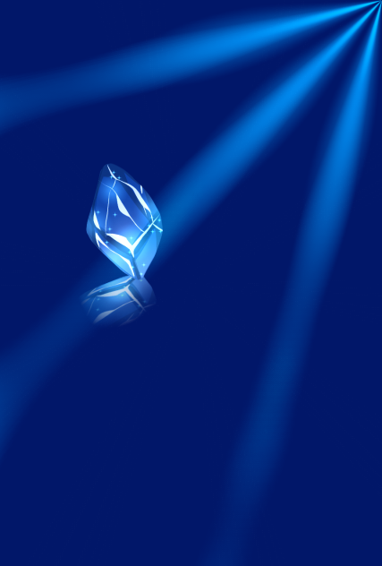 blue crystal