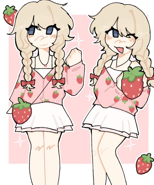 pov she luvs strawberris