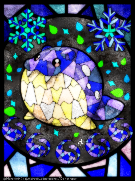 Spheal タマザラシ (Stained Glass Version)