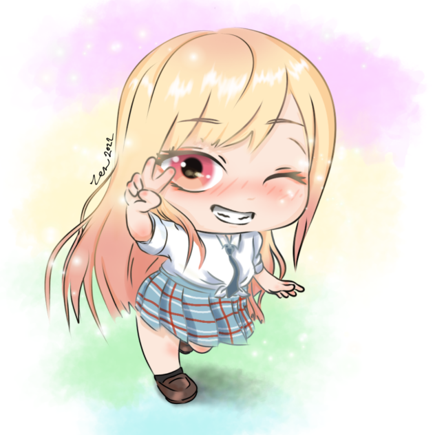 marin kitagawa chibi fanart