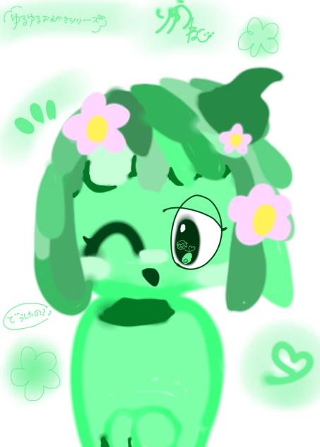 ゆるゆるお絵描きシリーズ💚(ヴィネリア💚編)
