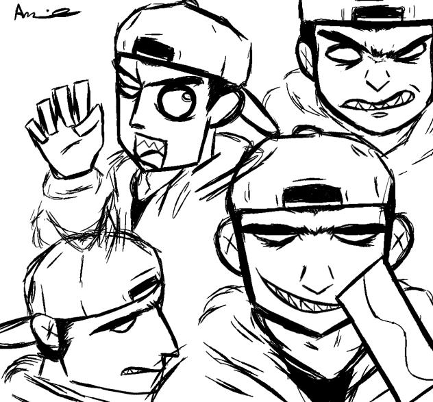 Pete doodles