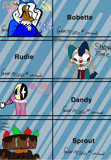 Dandy's World fav skin collab!