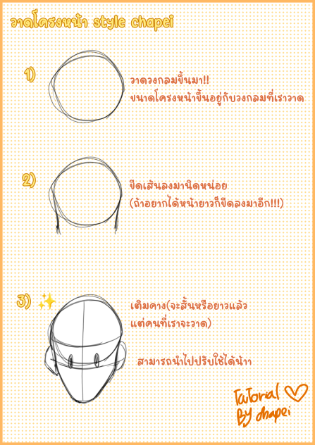 วาดโครงหน้า(1)