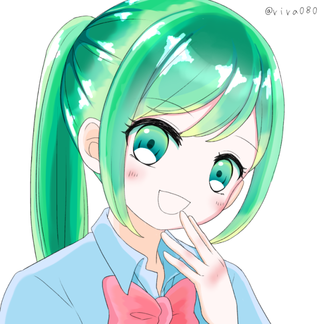 Riraさんの線画塗らせていただきました♪