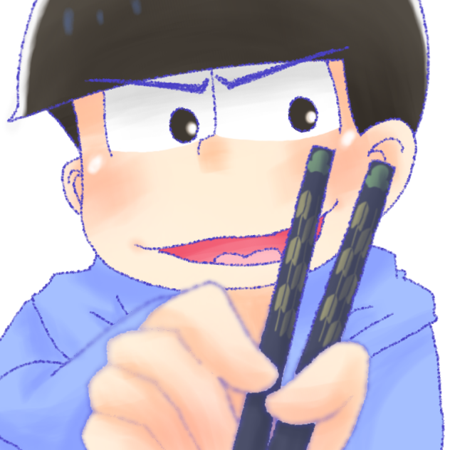 【夢松】塗りは別キャンバス。カラ松にあーん【おそ松さん】