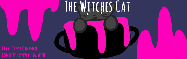 the witches cat banner