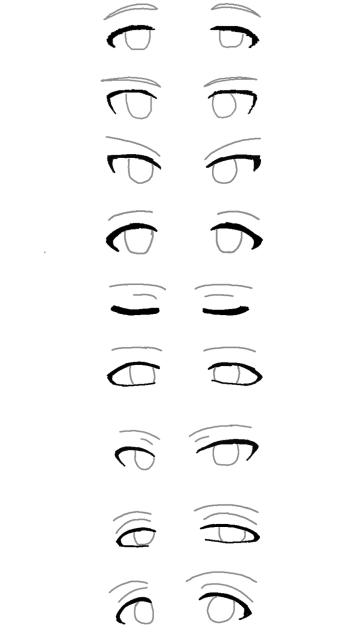 Prime eye shapes woven to insertable