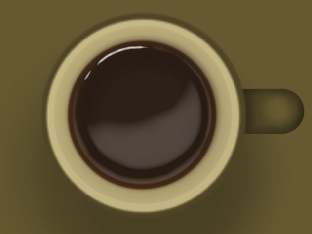 コーヒー、に見えるかな。