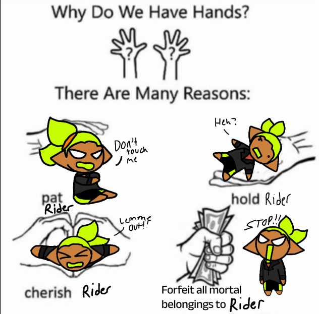 You see... the reason why we have hands
