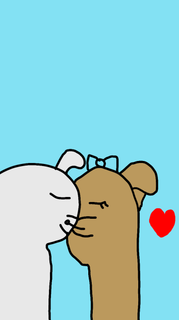 Coco & Jim kiss