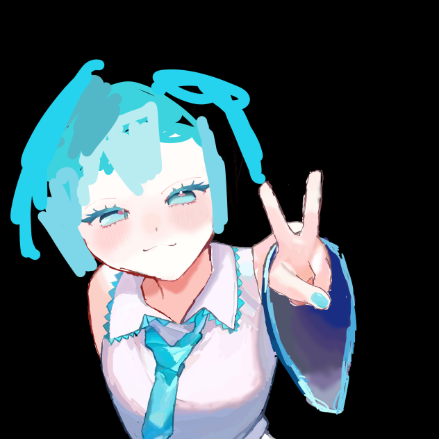 U can’t draw hair be like