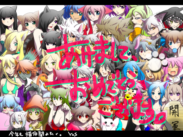 2013猫仲間‼今年も宜しくお願いします‼