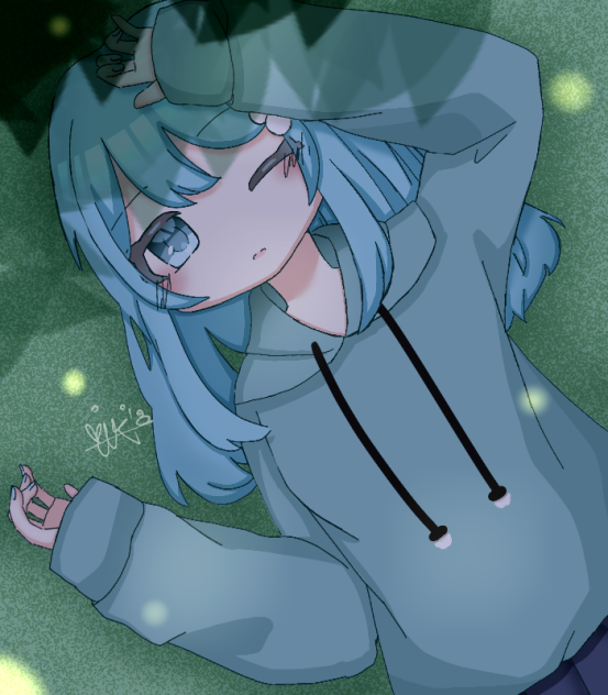寝ていた