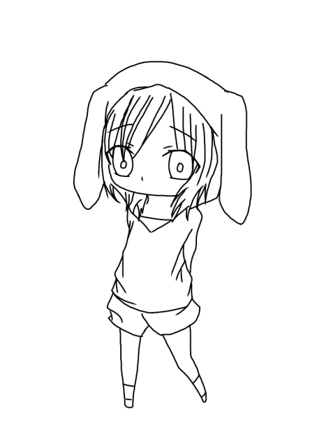 結莉くんの線画