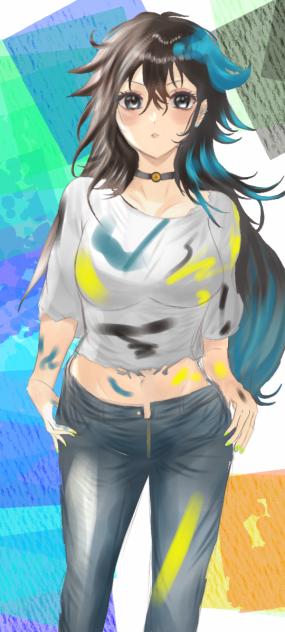 ペンキのあと
